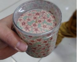 شمعة عطريه زمرده فلورال  10 سم